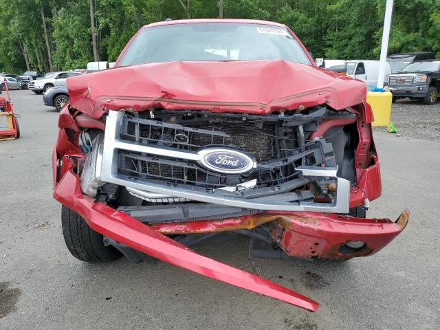 1FTFW1EF2CFB30195 - 2012 FORD F150 SUPERCREW RED photo 5