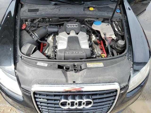 WAUKGAFB4BN049238 - 2011 AUDI A6 PRESTIGE შავი ფოტო 11