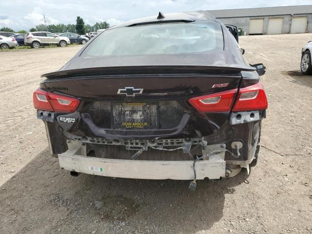 1G1ZG5ST5MF053425 - 2021 CHEVROLET MALIBU RS BROWN photo 6