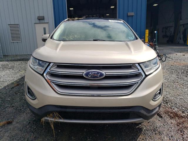 2FMPK4J97HBB60279 - 2017 FORD EDGE SEL GOLD photo 5