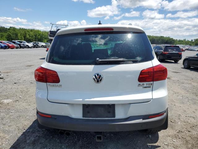 WVGBV3AX1EW625224 - 2014 VOLKSWAGEN TIGUAN S WHITE photo 6