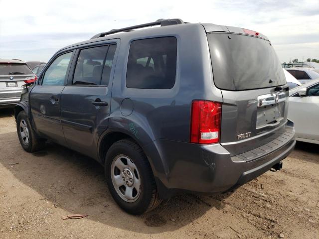 5FNYF3H21BB003969 - 2011 HONDA PILOT LX CHARCOAL photo 2