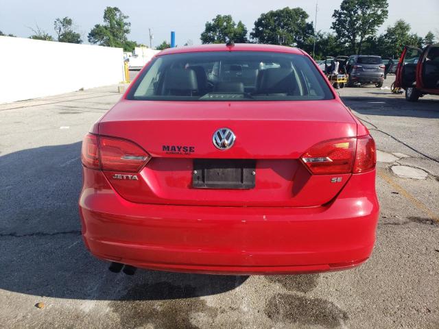 3VWD17AJ4EM369699 - 2014 VOLKSWAGEN JETTA SE RED photo 6