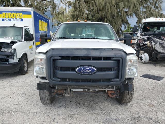 1FDRF3HT3EEB03490 - 2014 FORD F350 SUPER DUTY WHITE photo 5