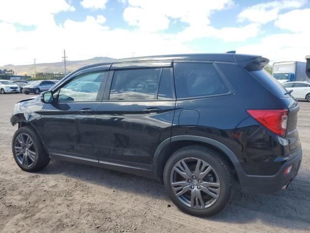 5FNYF7H55MB005616 - 2021 HONDA PASSPORT EXL BLACK photo 2