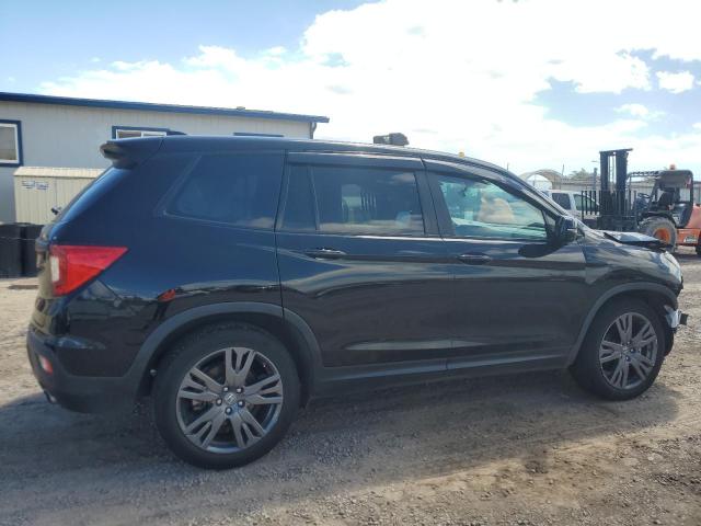 5FNYF7H55MB005616 - 2021 HONDA PASSPORT EXL BLACK photo 3