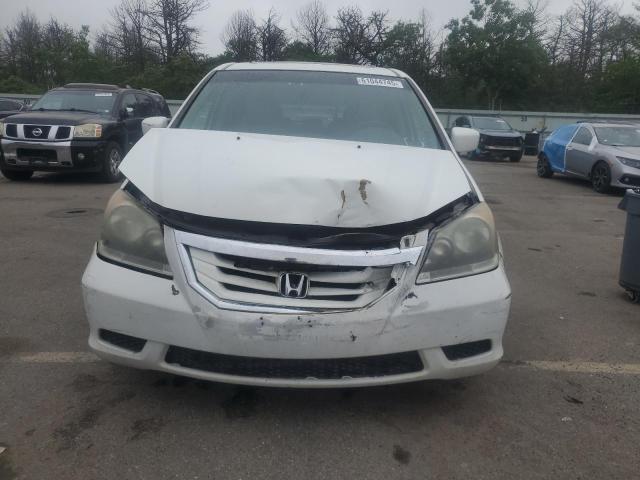 5FNRL3H76AB007474 - 2010 HONDA ODYSSEY EXL WHITE photo 5
