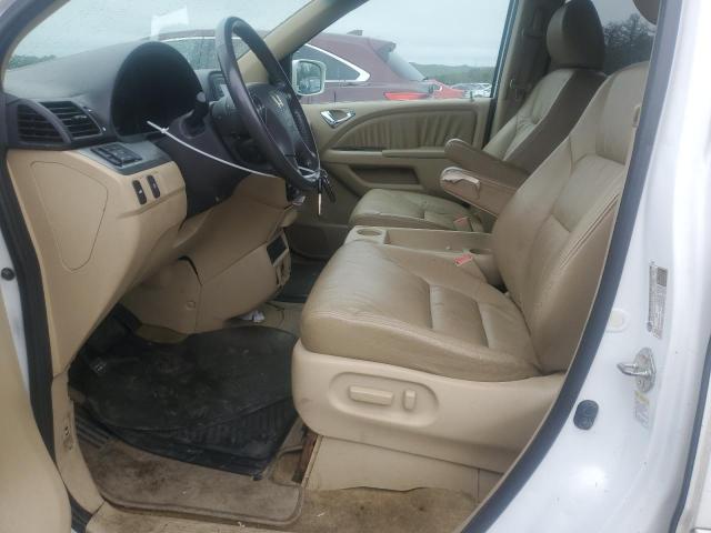 5FNRL3H76AB007474 - 2010 HONDA ODYSSEY EXL WHITE photo 7