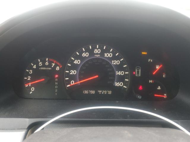 5FNRL3H76AB007474 - 2010 HONDA ODYSSEY EXL WHITE photo 9