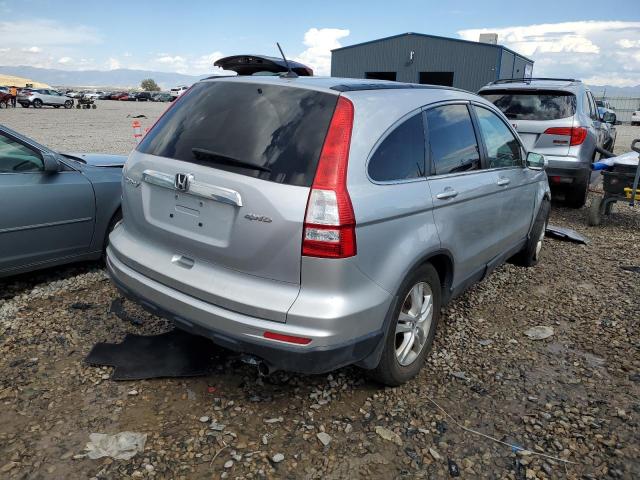 5J6RE4H79BL114155 - 2011 HONDA CR-V EXL SILVER photo 4