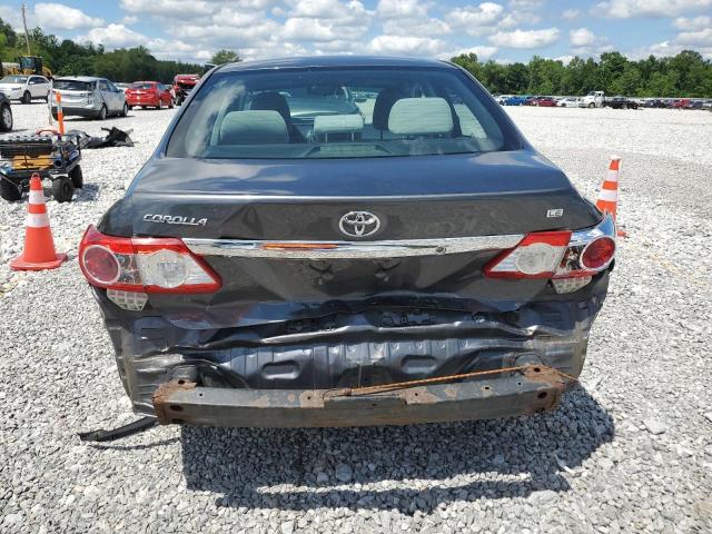 2T1BU4EE2DC115025 - 2013 TOYOTA CORROLLA BASE GRAY photo 6