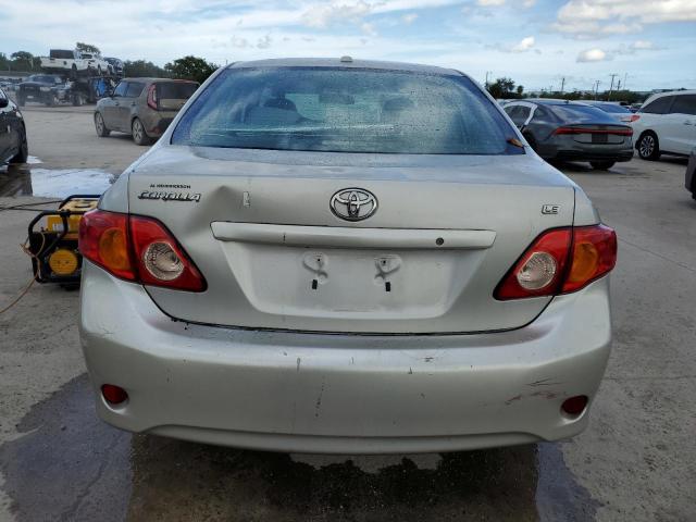 1NXBU4EE5AZ245228 - 2010 TOYOTA COROLLA BASE SILVER photo 6