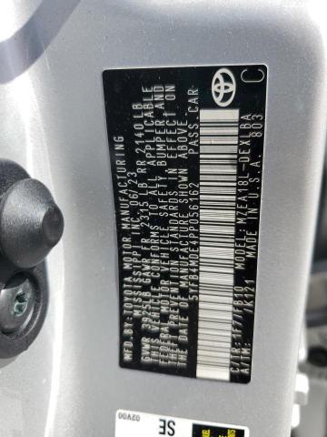 5YFB4MDE4PP056162 - 2023 TOYOTA COROLLA LE 银色 照片 12