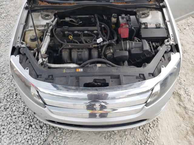 3FAHP0JA5CR213848 - 2012 FORD FUSION SEL SILVER photo 11