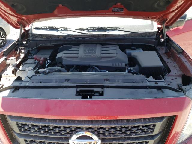 1N6AA1EC4NN103990 - 2022 NISSAN TITAN S RED photo 11