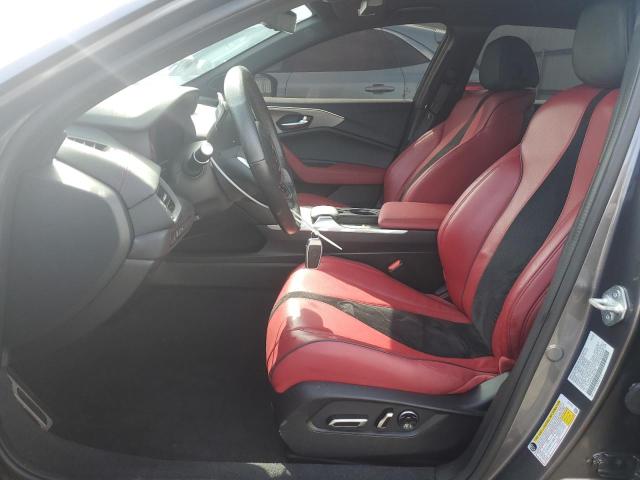 19UUB5F5XNA004362 - 2022 ACURA TLX TECH A GRAY photo 7