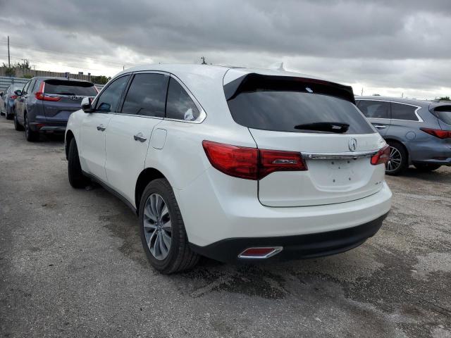 5FRYD3H40GB010862 - 2016 ACURA MDX TECHNOLOGY WHITE photo 3