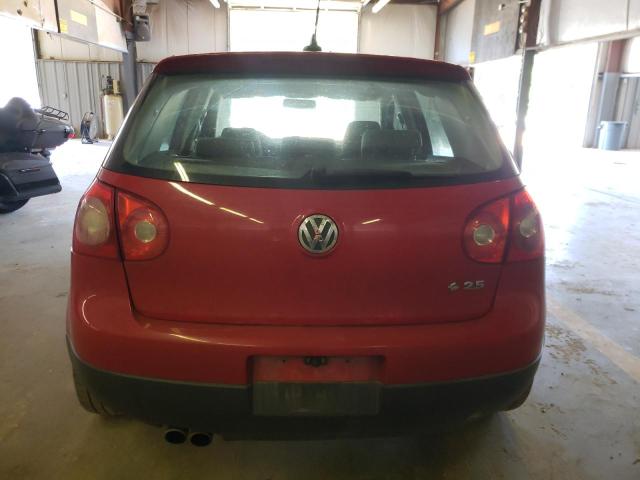 WVWDA71K68W154440 - 2008 VOLKSWAGEN RABBIT RED photo 6