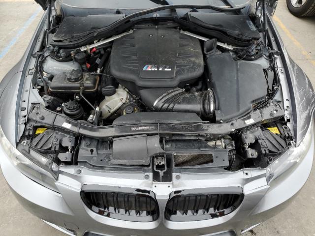 WBSDX9C56CE785097 - 2012 BMW M3 SILVER photo 11