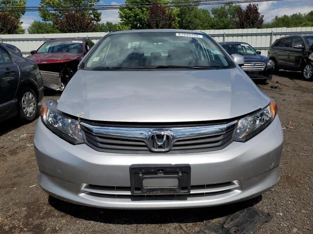 19XFB2F56CE369332 - 2012 HONDA CIVIC LX SILVER photo 5