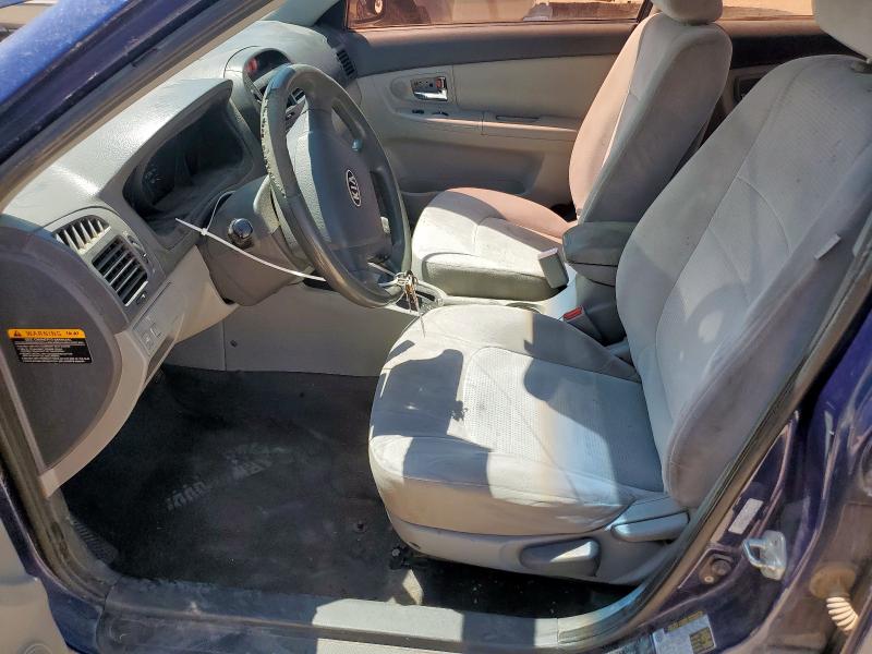 KNAFE222895618959 - 2009 KIA SPECTRA EX 蓝色 照片 7