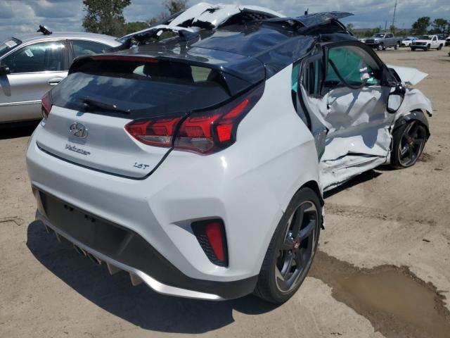 KMHTH6AB4KU007579 - 2019 HYUNDAI VELOSTER TURBO WHITE photo 3