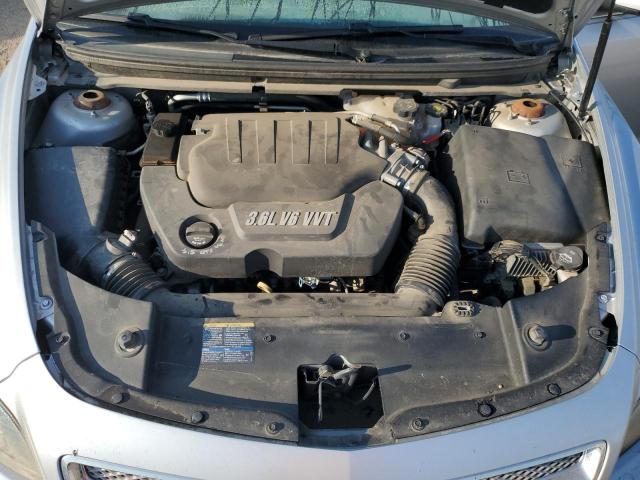 1G1ZE5E76AF143263 - 2010 CHEVROLET MALIBU LTZ ვერცხლისფერი ფოტო 11