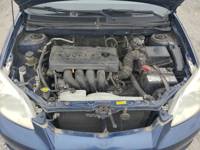 2T1KR32EX5C485091 - 2005 TOYOTA COROLLA MA XR BLUE photo 11