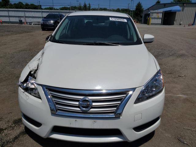 3N1AB7AP6EL646188 - 2014 NISSAN SENTRA S WHITE photo 5