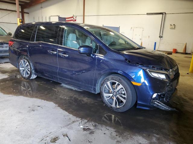 5FNRL6H99JB026314 - 2018 HONDA ODYSSEY ELITE BLUE photo 4