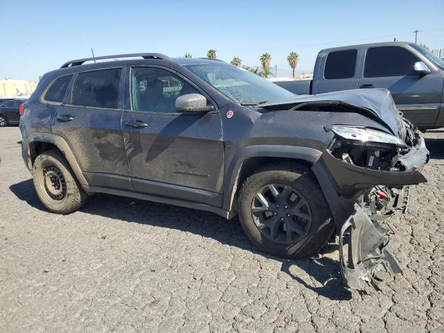 1C4PJMBS4HD237094 - 2017 JEEP CHEROKEE TRAILHAWK GRAY photo 4