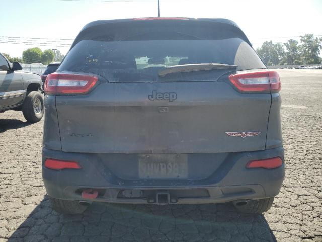 1C4PJMBS4HD237094 - 2017 JEEP CHEROKEE TRAILHAWK GRAY photo 6