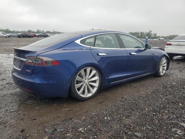 5YJSA1E44GF142418 - 2016 TESLA MODEL S BLUE photo 3