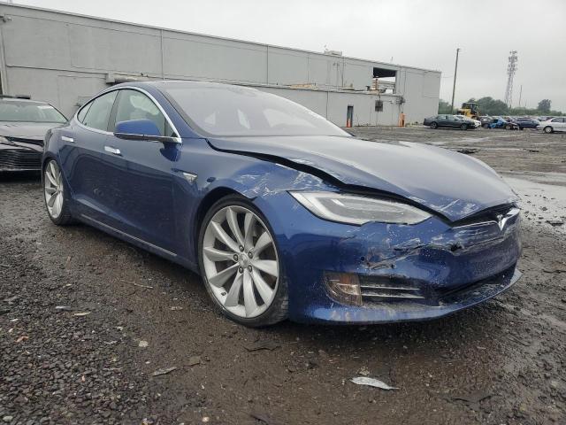 5YJSA1E44GF142418 - 2016 TESLA MODEL S BLUE photo 4