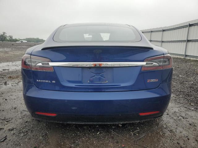 5YJSA1E44GF142418 - 2016 TESLA MODEL S BLUE photo 6