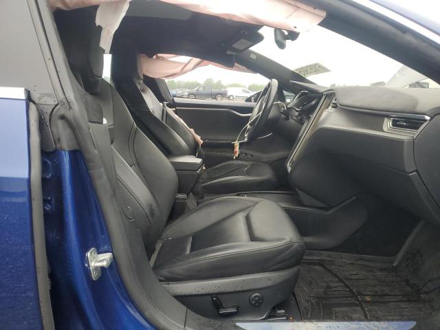 5YJSA1E44GF142418 - 2016 TESLA MODEL S BLUE photo 7