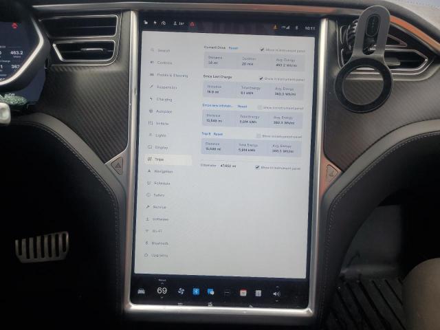 5YJSA1E44GF142418 - 2016 TESLA MODEL S BLUE photo 9