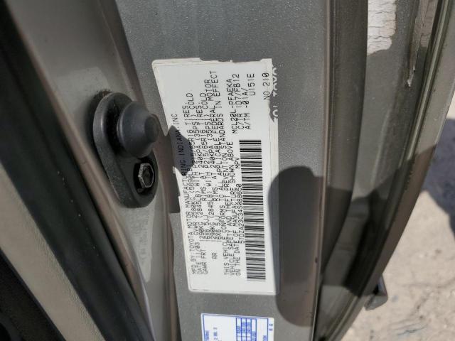 5TDZA23C34S088650 - 2004 TOYOTA SIENNA CE SILVER photo 12