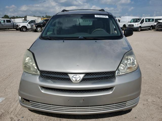 5TDZA23C34S088650 - 2004 TOYOTA SIENNA CE SILVER photo 5