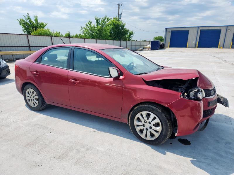 KNAFU4A20D5737209 - 2013 KIA FORTE EX წითელი ფოტო 4