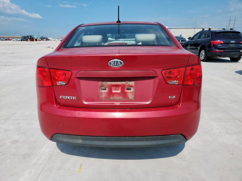 KNAFU4A20D5737209 - 2013 KIA FORTE EX წითელი ფოტო 6
