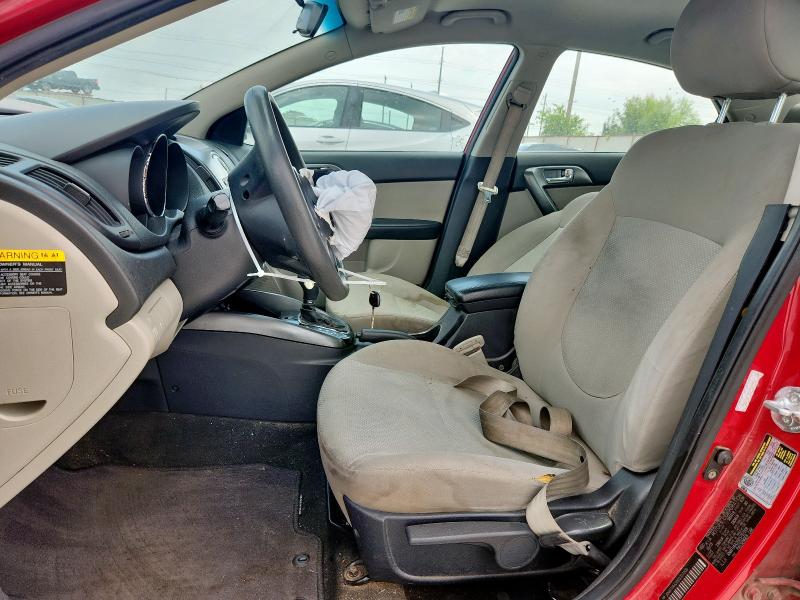 KNAFU4A20D5737209 - 2013 KIA FORTE EX წითელი ფოტო 7