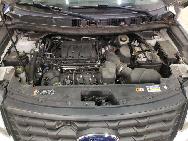 1FM5K8AR5HGD58950 - 2017 FORD EXPLORER POLICE INTERCEPTOR 白色 照片 11