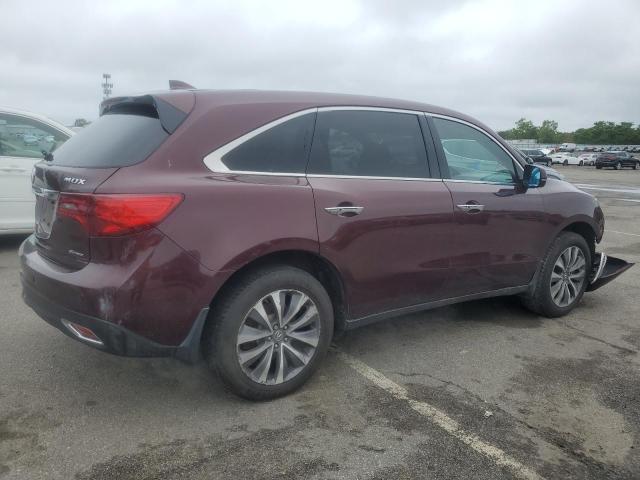 5FRYD4H45GB062767 - 2016 ACURA MDX TECHNOLOGY MAROON photo 3