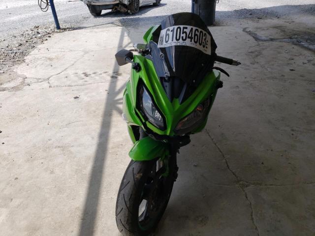 JKAEXEE15CDA02093 - 2012 KAWASAKI EX650 EC GREEN photo 7