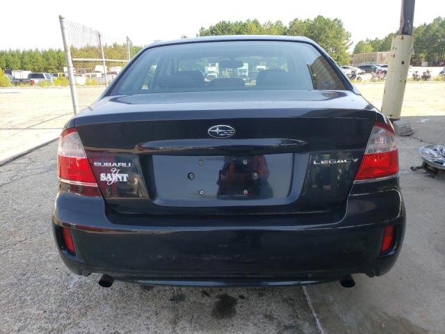 4S3BL616987215708 - 2008 SUBARU LEGACY 2.5I BLACK photo 6