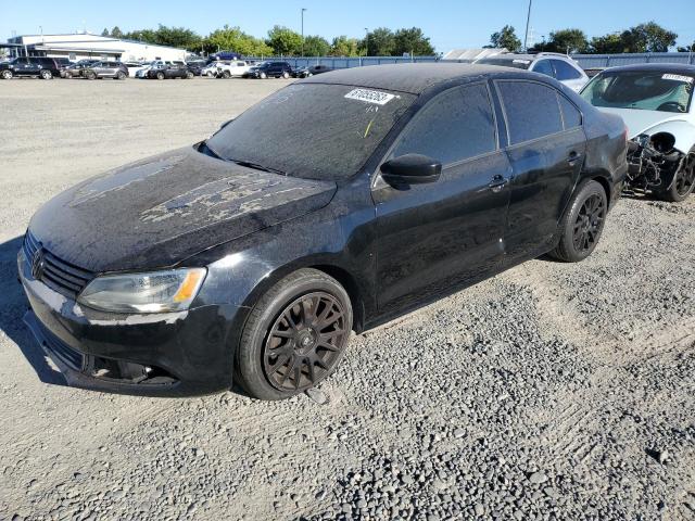3VW2K7AJ5EM333573 - 2014 VOLKSWAGEN JETTA BASE Schwarz Foto 1