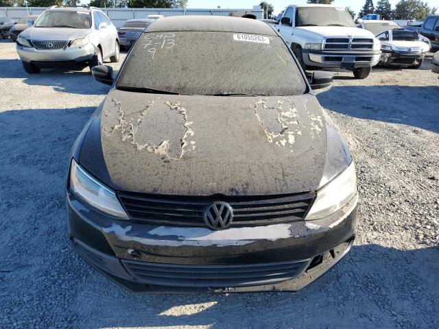 3VW2K7AJ5EM333573 - 2014 VOLKSWAGEN JETTA BASE Schwarz Foto 5