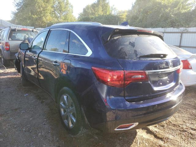 5FRYD4H88EB042061 - 2014 ACURA MDX ADVANCE BLUE photo 3