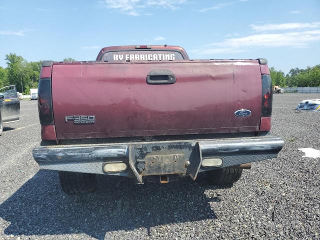 1FTSW31PX4EA09754 - 2004 FORD F350 SRW SUPER DUTY BURGUNDY photo 6